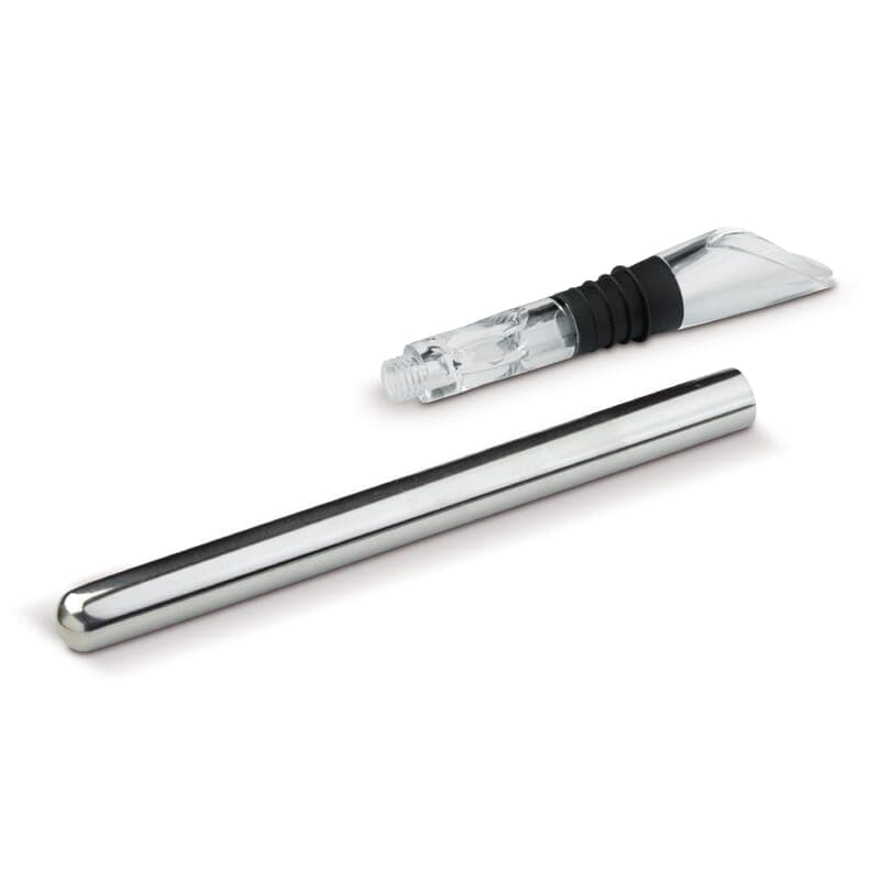 Bâton refroidisseur à vin 31,5 cm personnalisé, coloris Argent