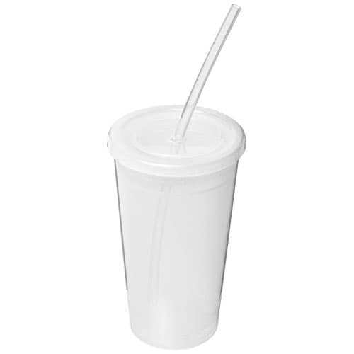 Gobelet isolant à double paroi Stadium 350 ml : Translucide