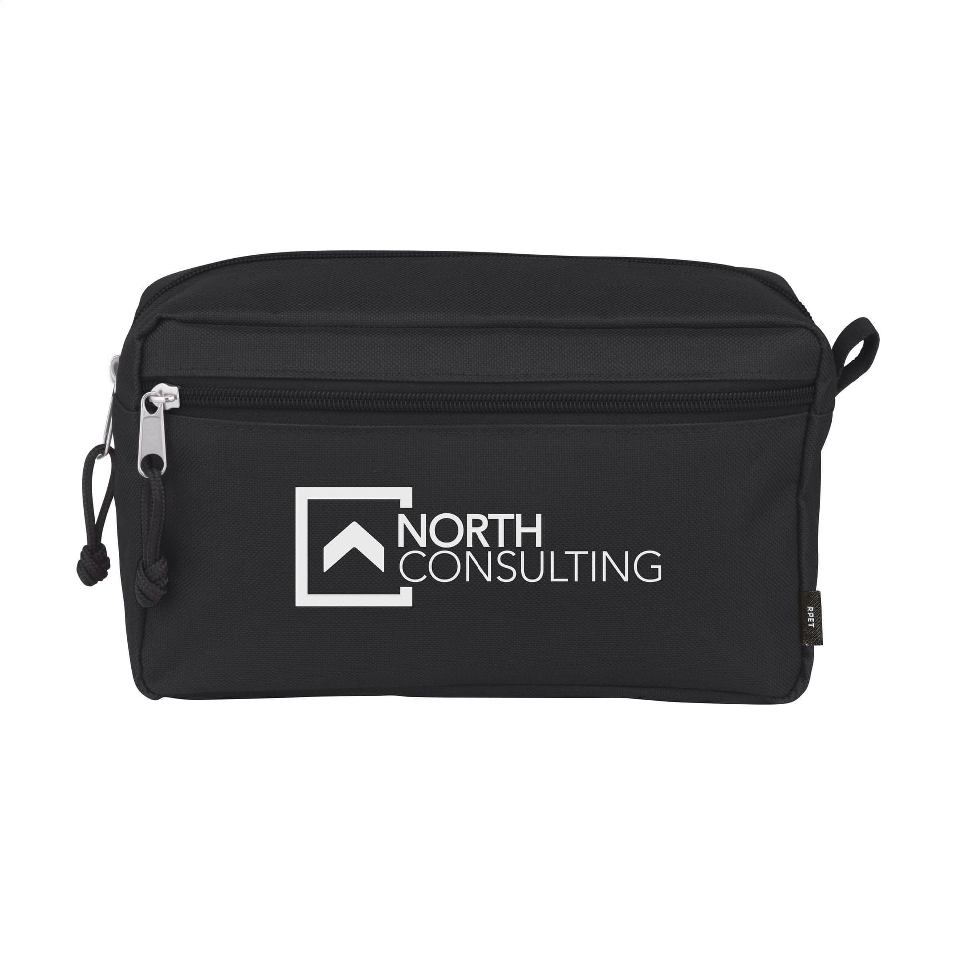 Stacey GRS RPET trousse de toilette : Noir