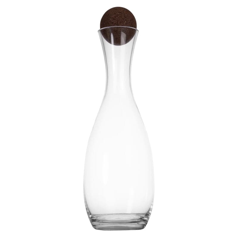 Carafe Nature Sagaform avec bouchon en liège 1,5 liter : Transparent
