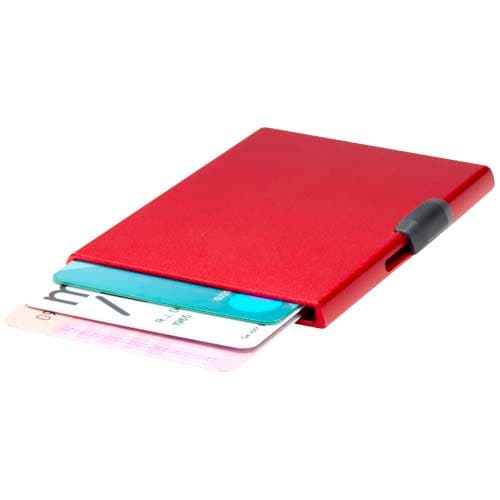 Porte-carte RFID magnétique SMART RCS, coloris Rouge