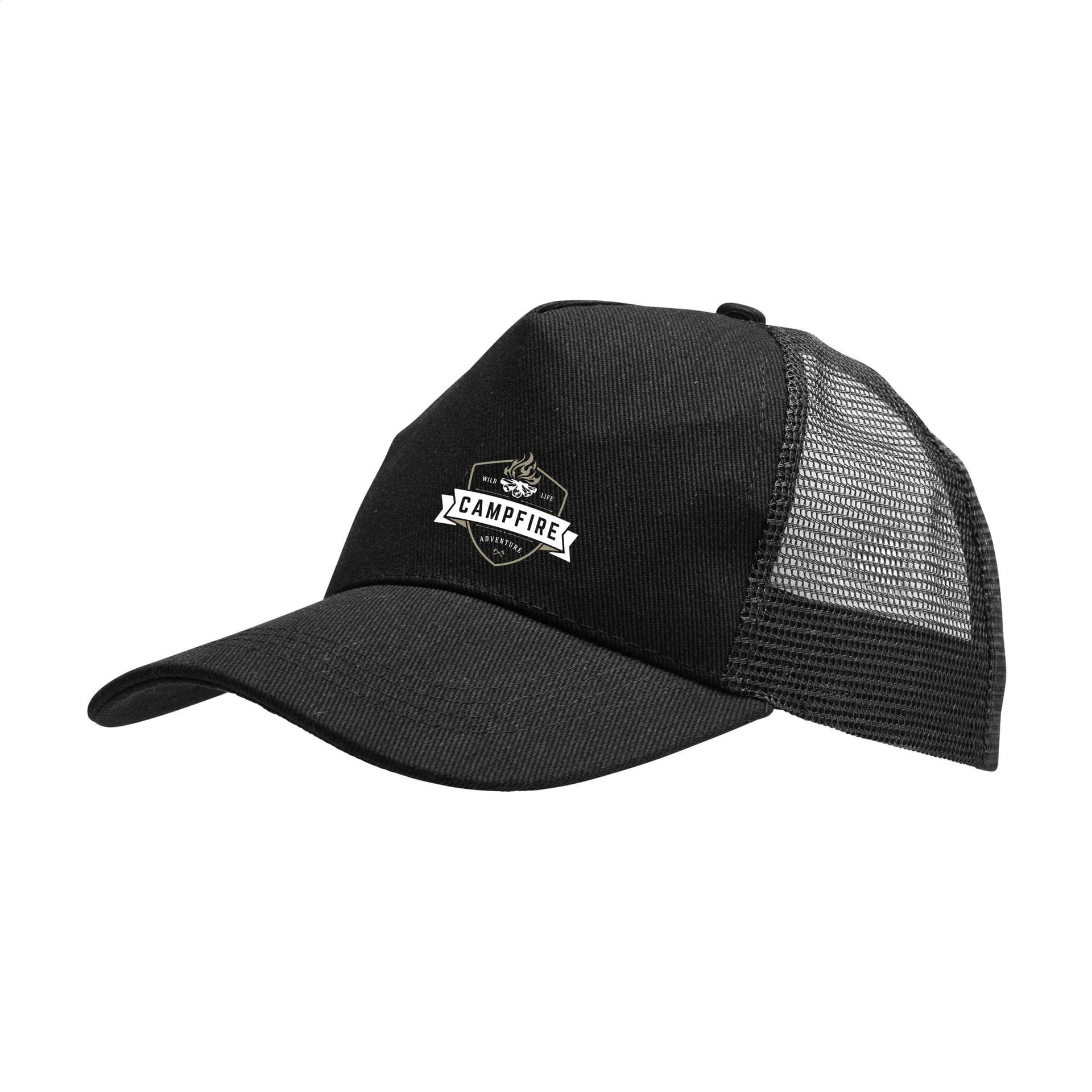 Trucker Recycled Cotton casquette : Noir