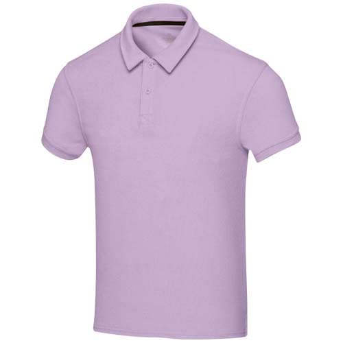 Polo Akoya unisexe en tissu éponge de 230 g/m² recyclé : Lilas