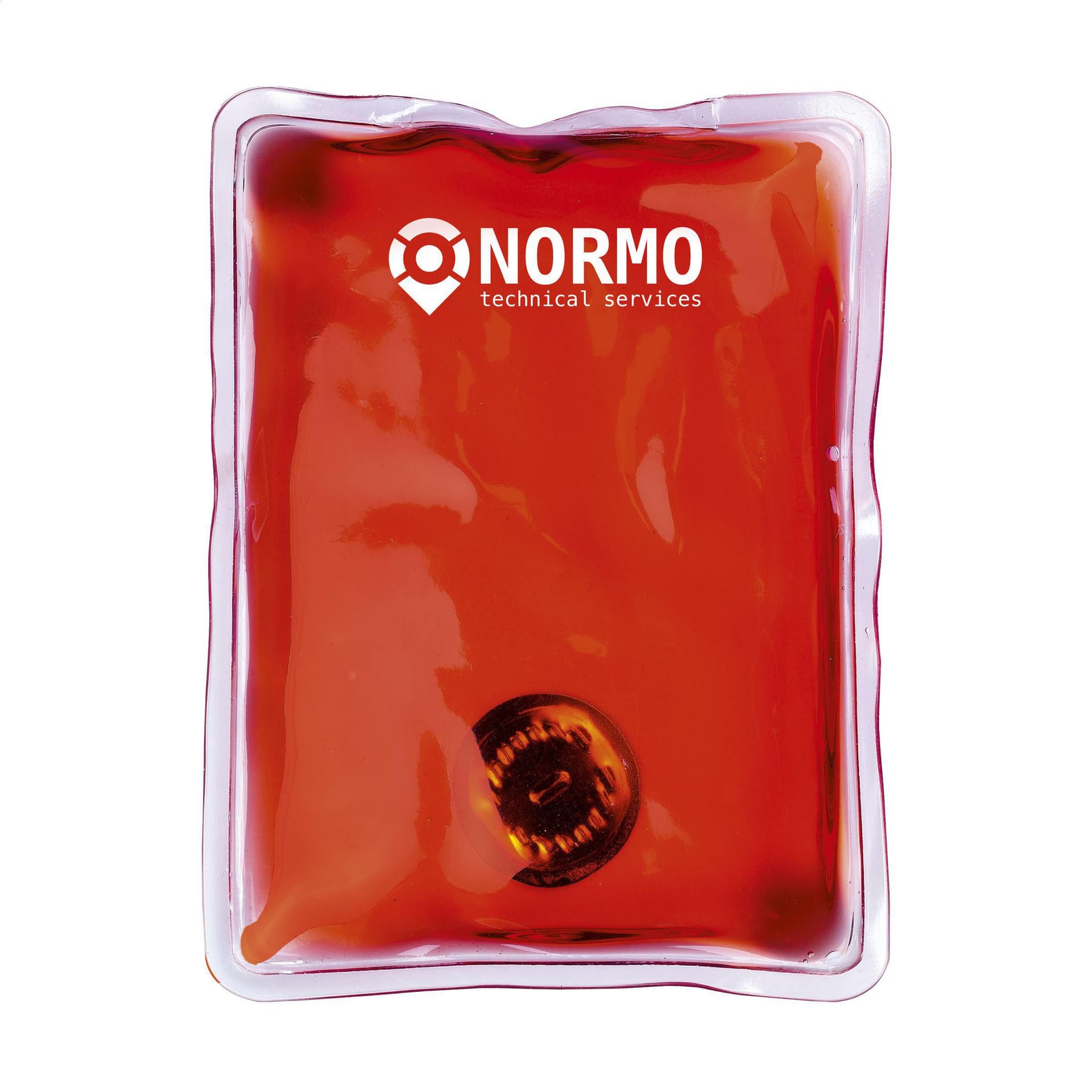 Support chauffant personnalisé 10,5 x 6 cm : Rouge