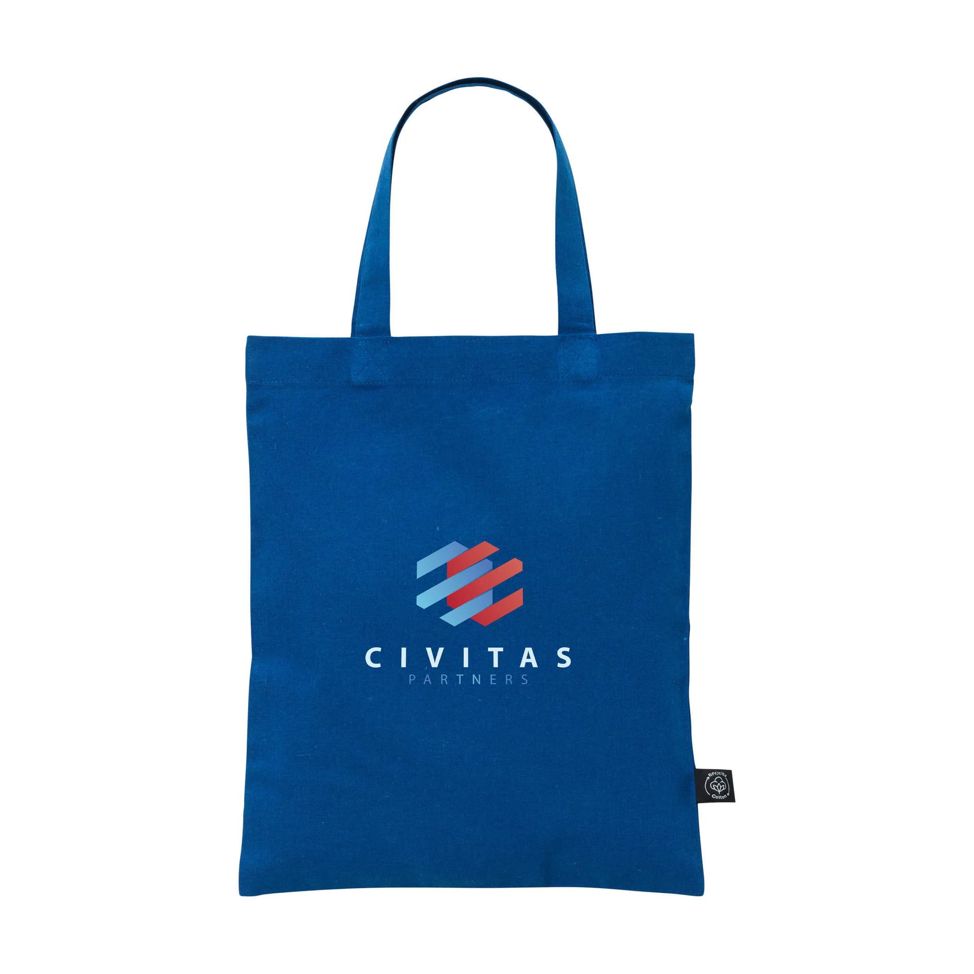 TinyBag Recycled Cotton/Polyester (140 g/m²), coloris Bleu