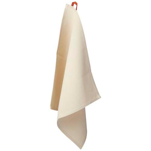 Torchon de cuisine 50 x 50 cm personnalisé, coloris Brique