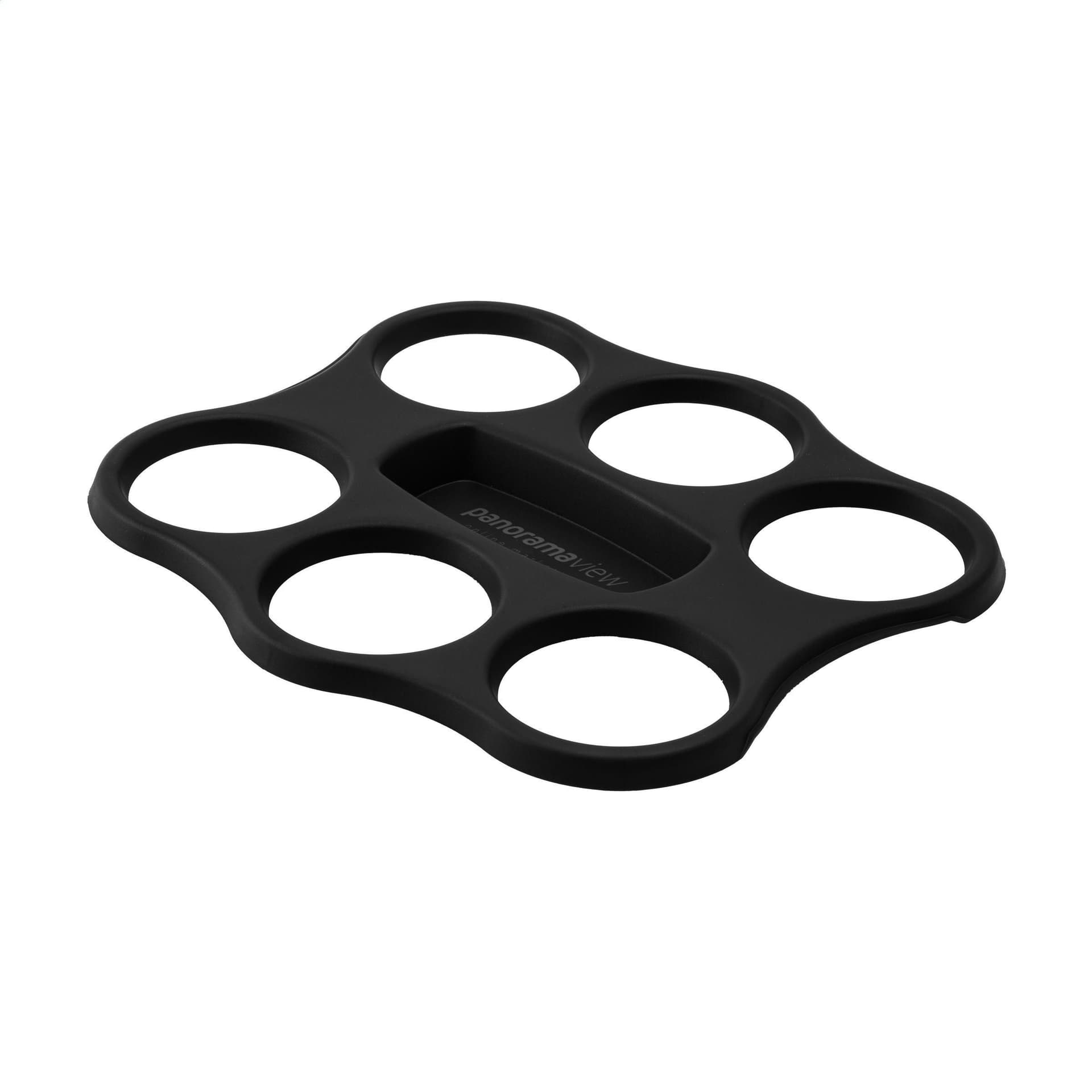 Circulcup Coffee Cup Tray 6-hole Ø 8 cm, coloris Noir