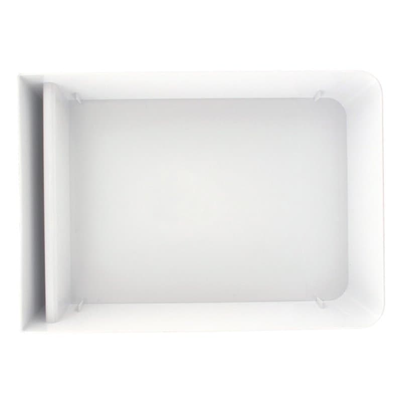 Bac de preparation 27X19X6 cm : Blanc