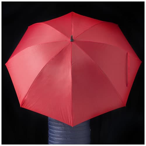 Parapluie golf rouge ouvert