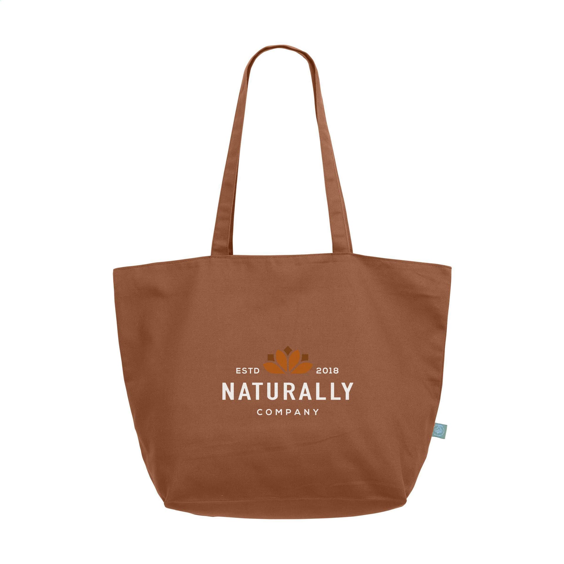 Organic Canvas Pro Shopper (320 g/m²) sac : Brun