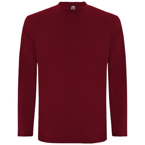 T-shirt de 160 g/m² Extreme à manches longues pour homme, coloris Grenat