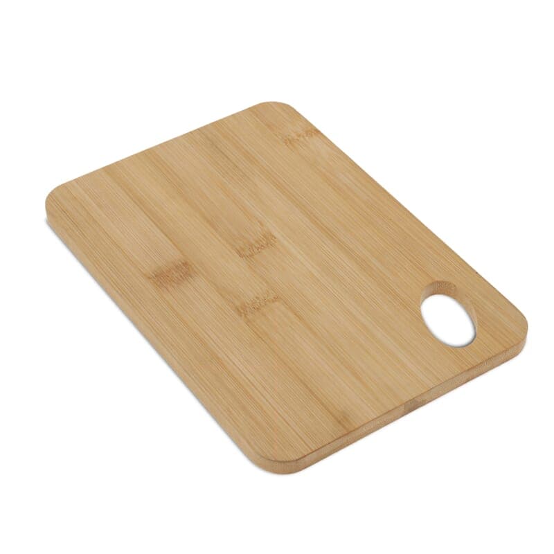 Planche à découper bambou 15,3x22 cm personnalisée, coloris Nature