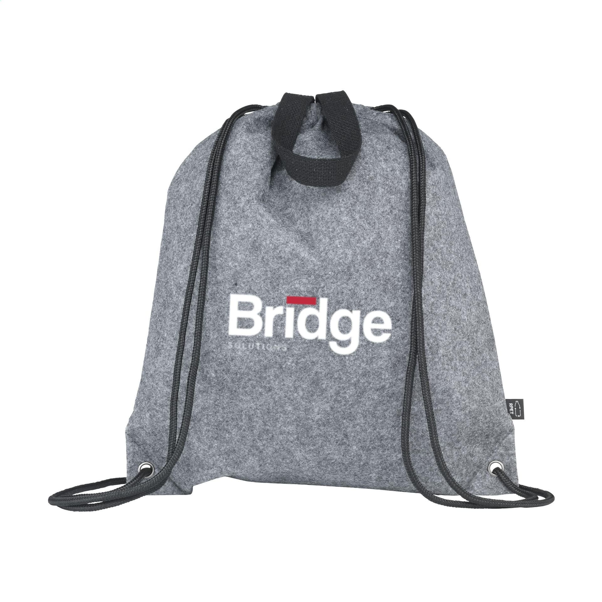 GRS RPET Felt PromoBag Plus sac à dos, coloris Gris