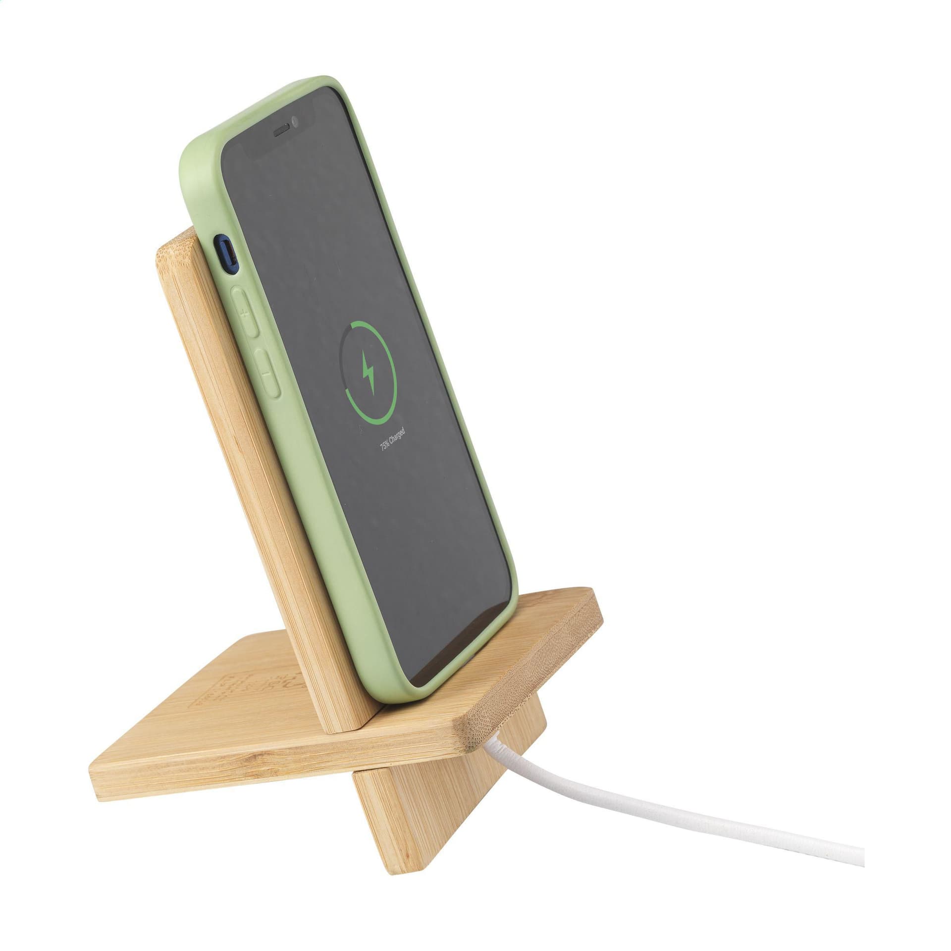 Miyo Bamboo Phone Stand support de téléphone, coloris Bambou