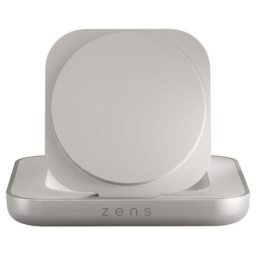 Chargeur magnétique de table de nuit 15 W Zens : Blanc