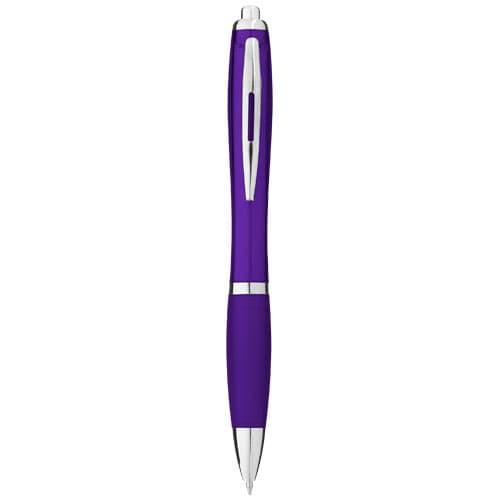 Stylo à bille Nash encre noire personnalisé, coloris Violet