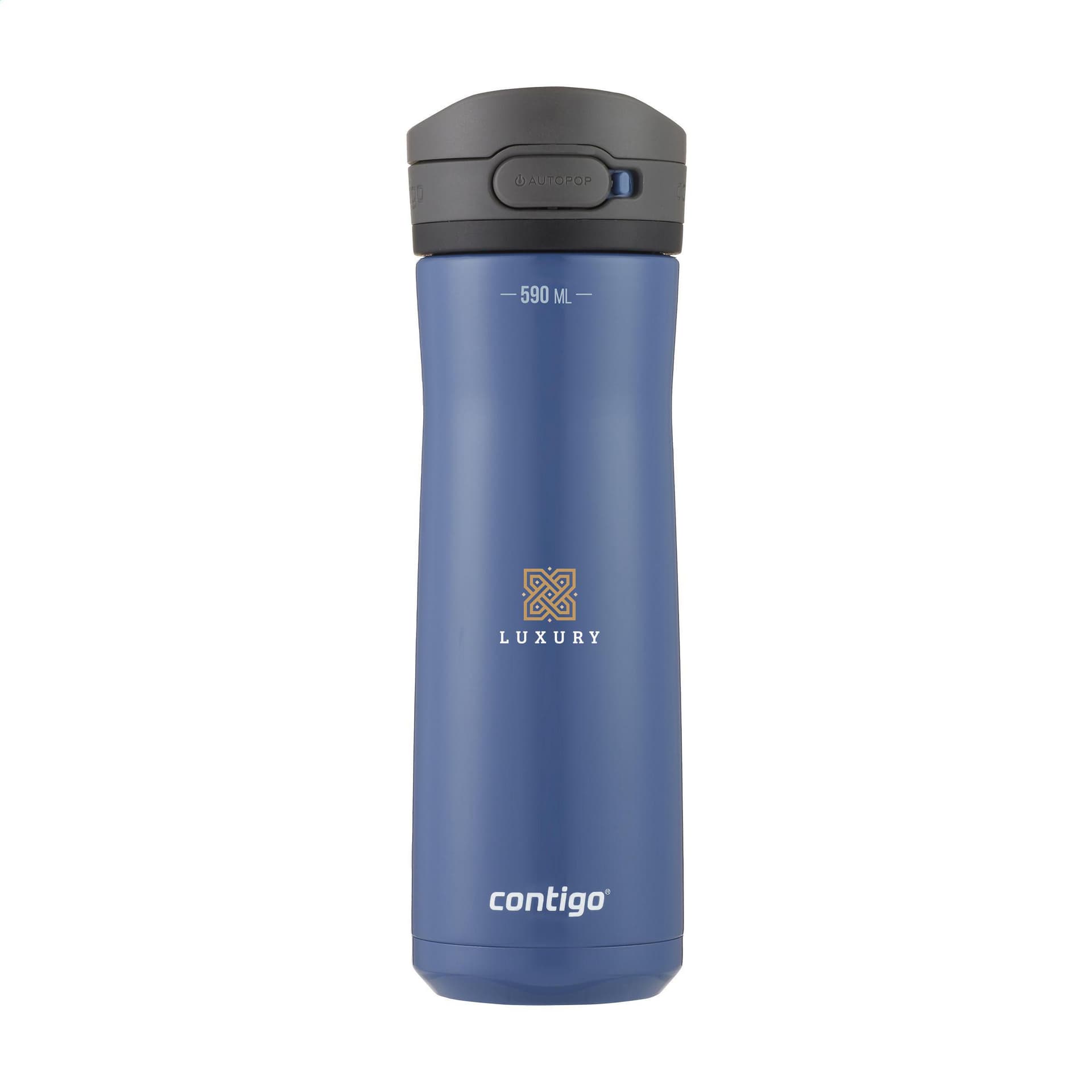 Bouteille Contigo Jackson Chill 590 ml personnalisée, coloris Bleu