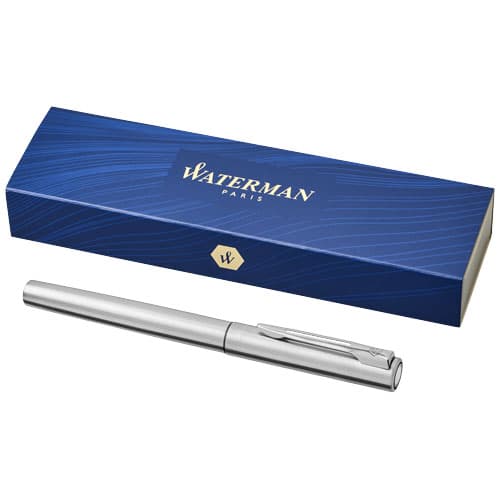 Stylo plume Graduate (encre bleue), coloris Chrome