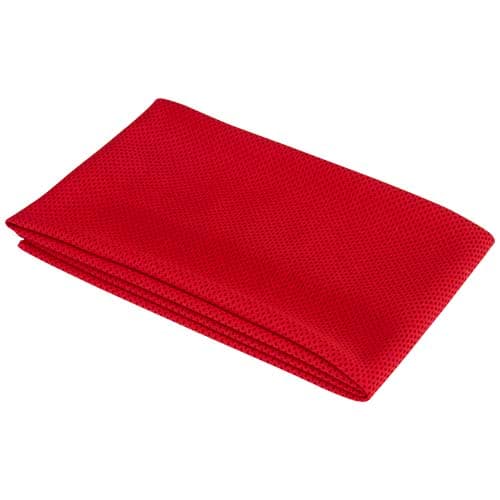 Serviette de sport 30 x 80 cm personnalisée, coloris Rouge