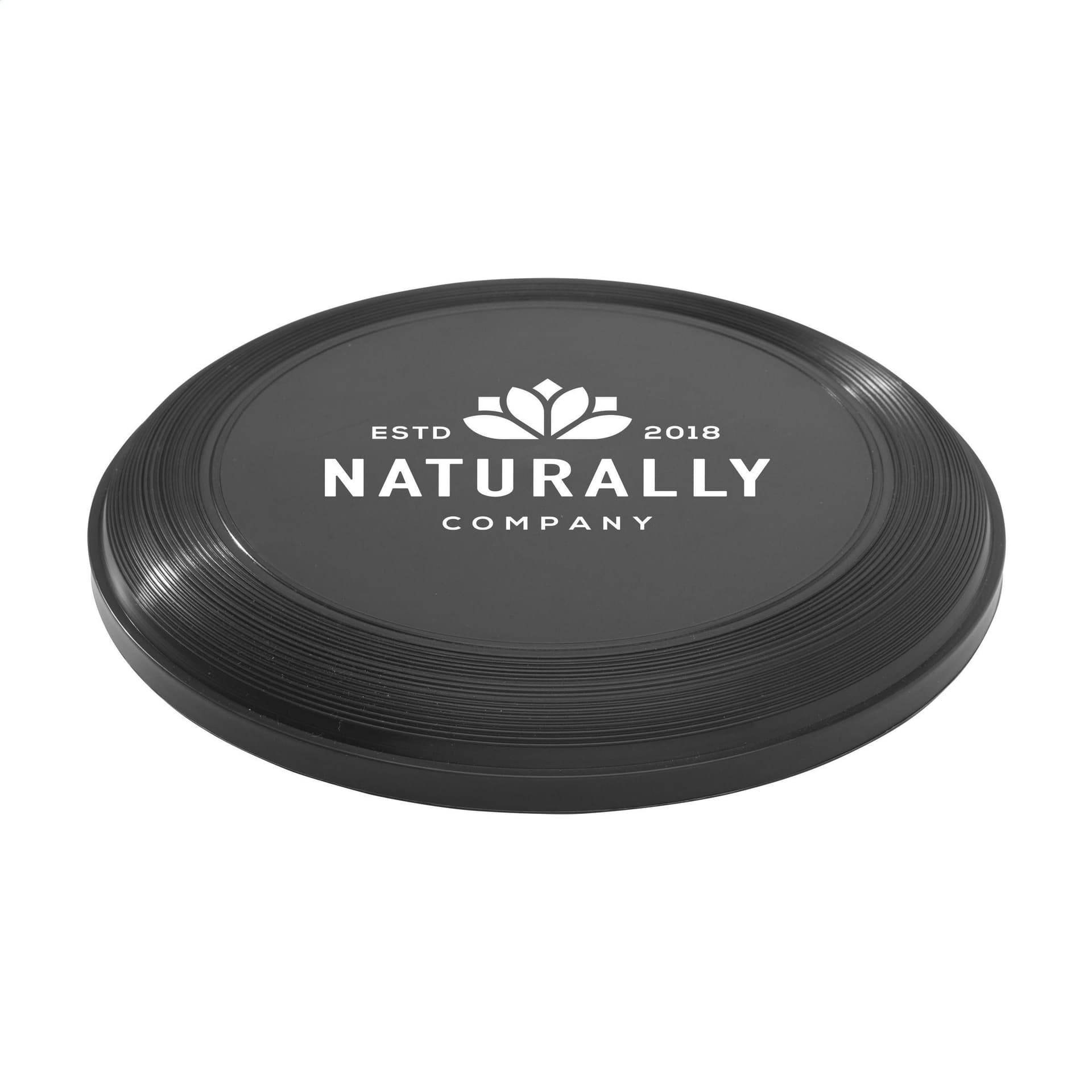 Frisbee rPET 21,5 cm personnalisé, coloris Noir