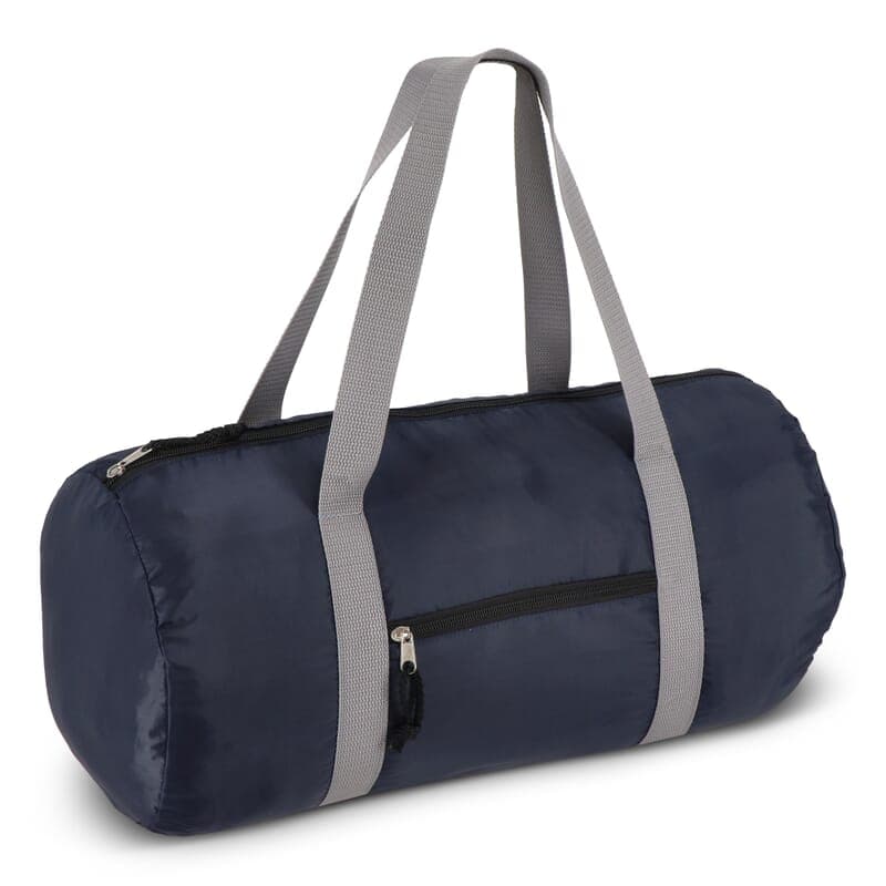 Sac de sport et de voyage léger en R-PET 190T, 48 x 23 x 23 cm, 20 litres, coloris Bleu foncé