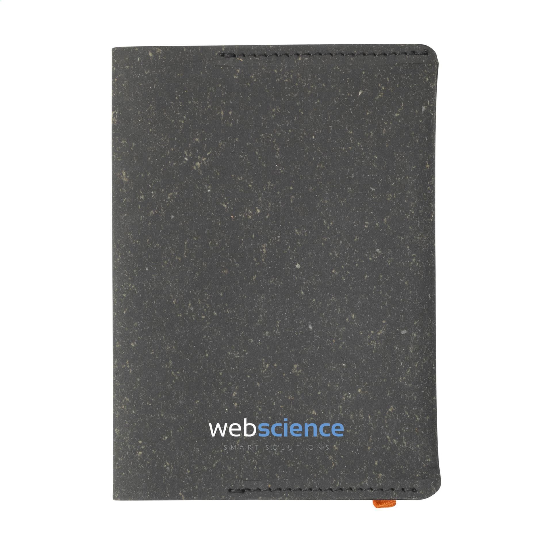 Recycled Leather Passport Holder étui à passeport, coloris Noir