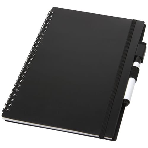 Bloc-notes réutilisable Pebbles format A5, coloris Noir