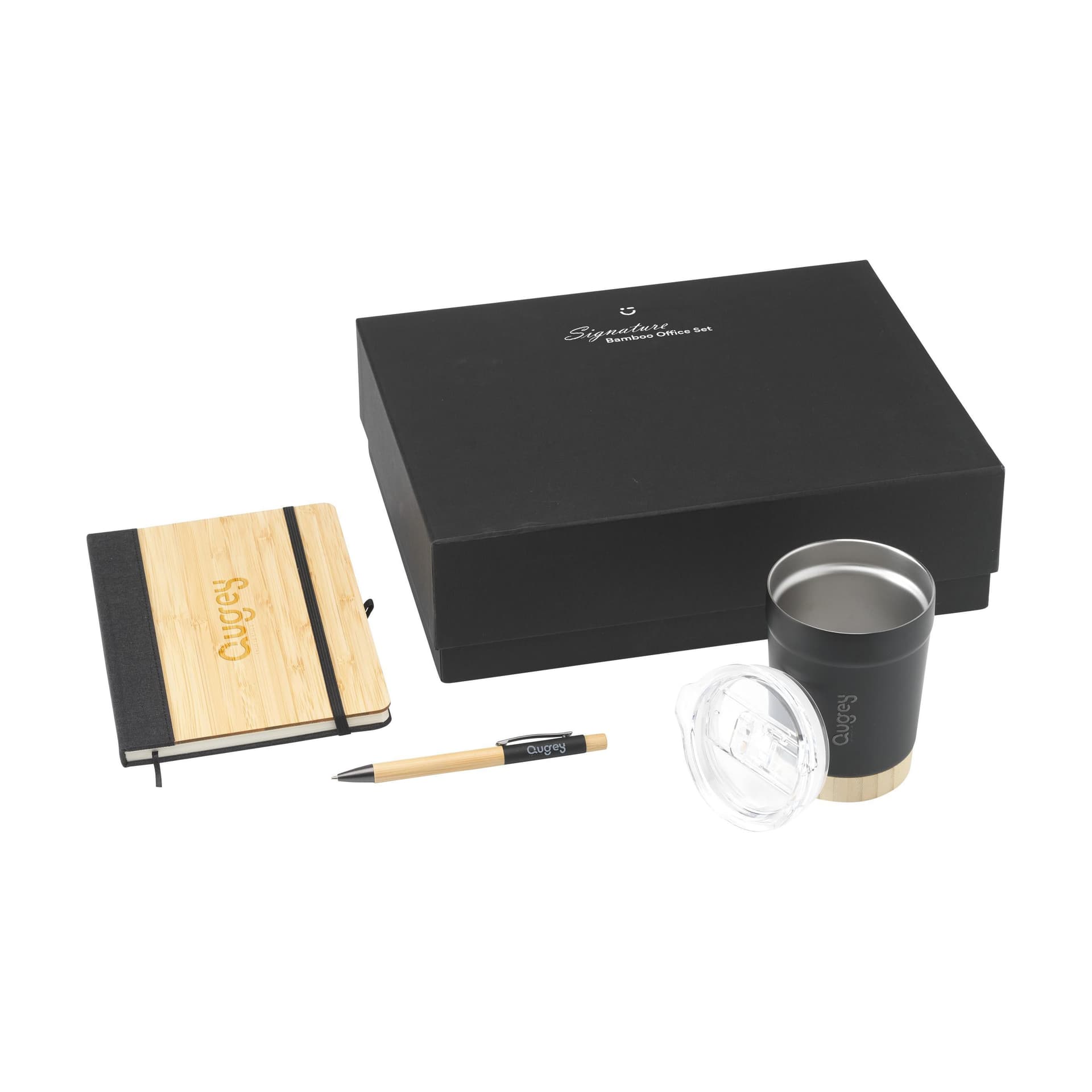 Signature Bamboo Office Set : Noir