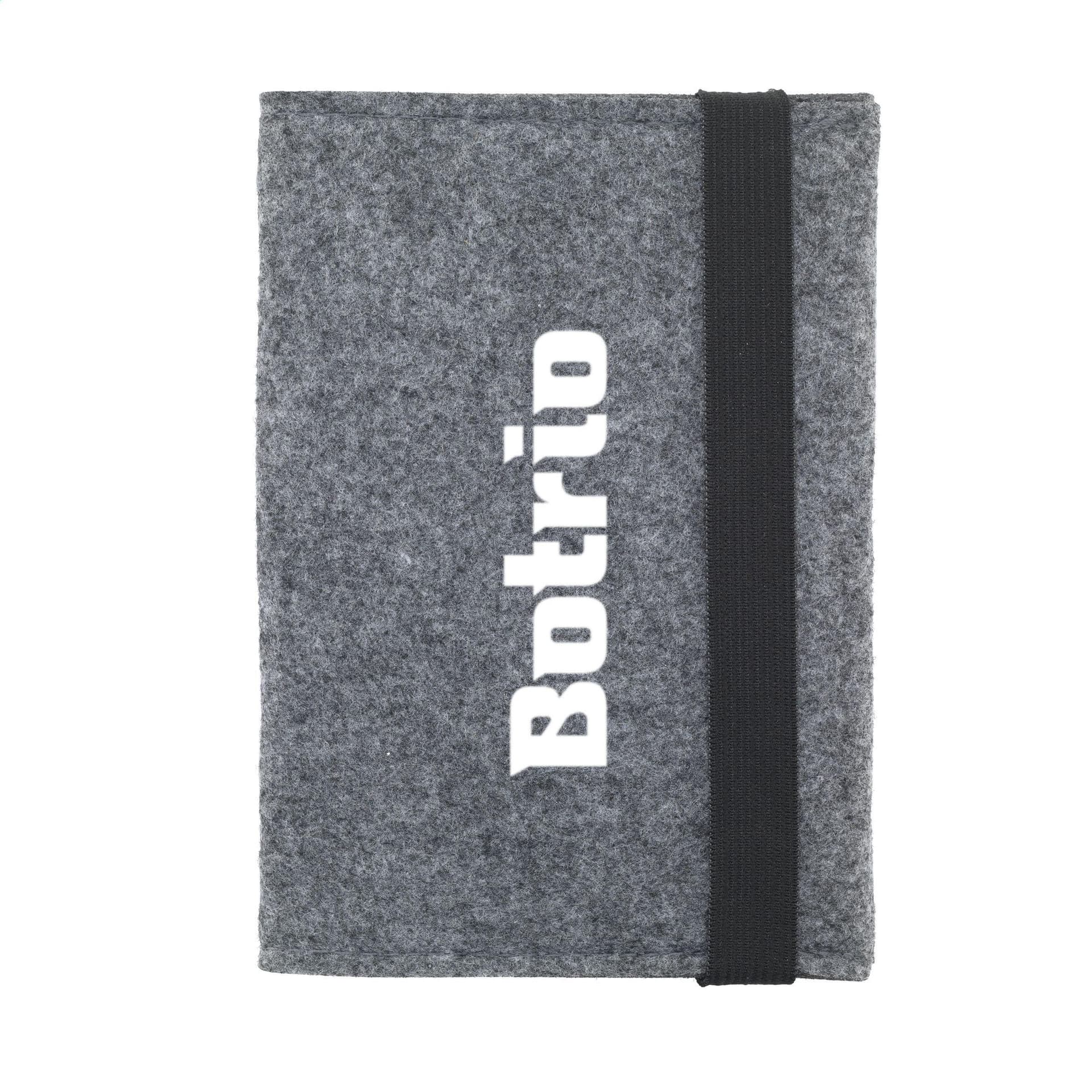 Identify GRS RPET Felt porte pièce d'identité, coloris Gris