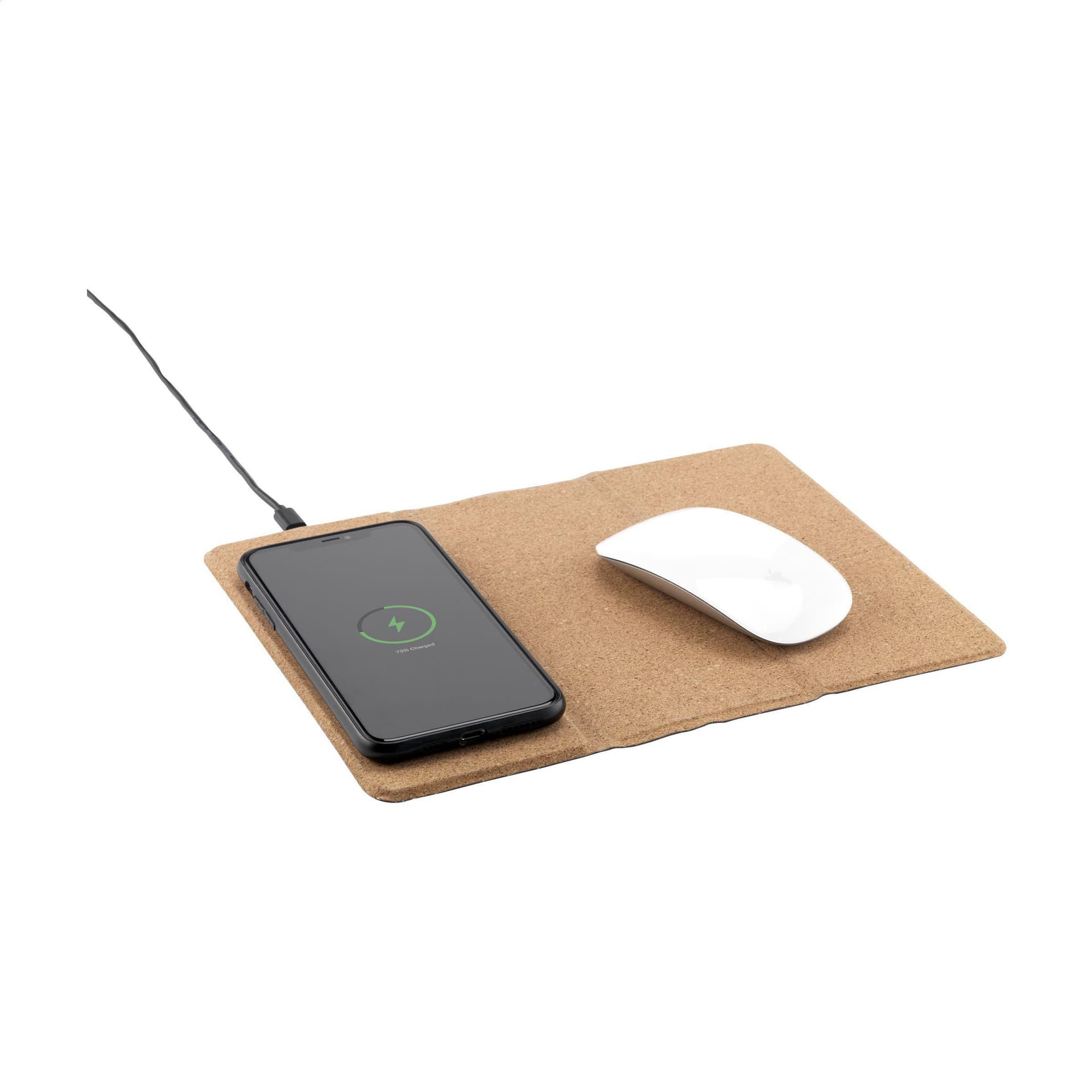 Cork Wireless Charging Mousepad tapis de souris : Liège