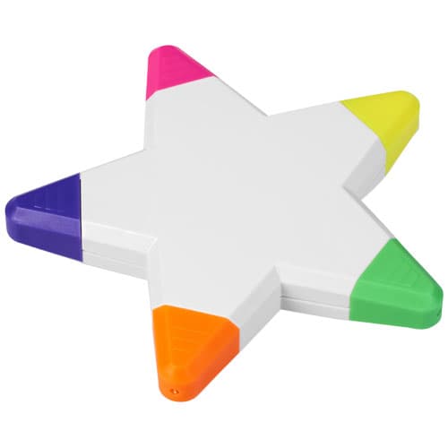 Surligneur étoile Solvig, coloris Blanc