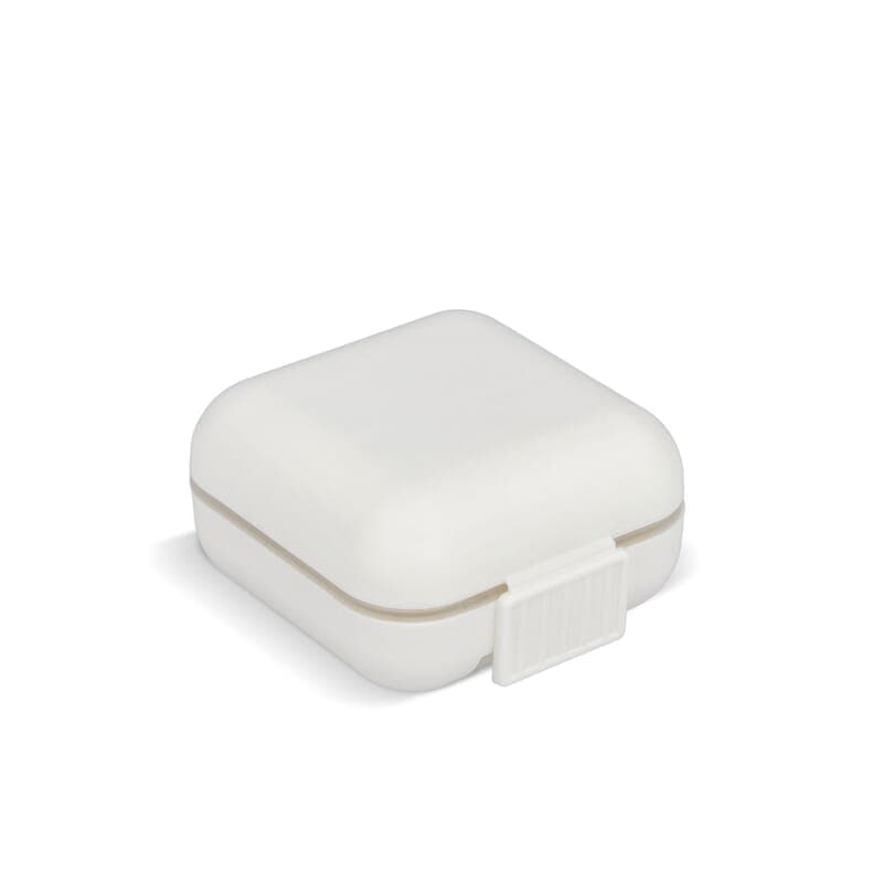 Boîte à pilules compacte : Blanc