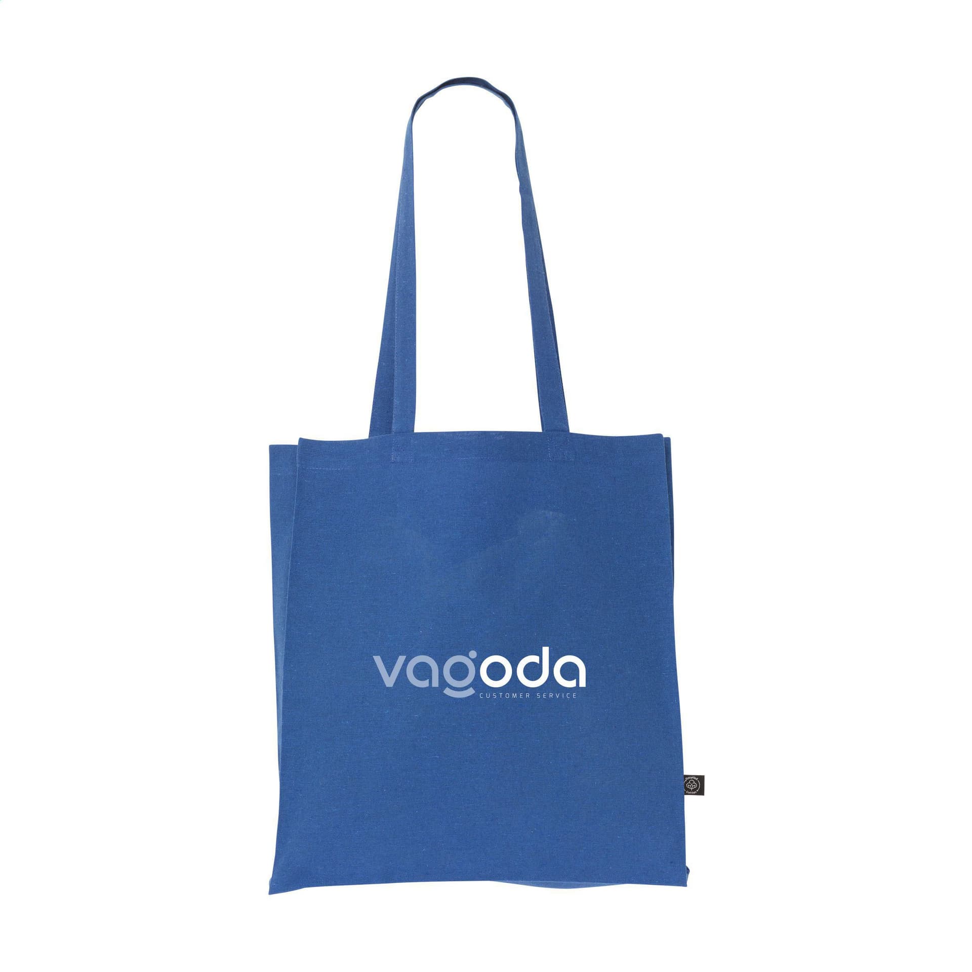 Colour Square Bag GRS Recycled Cotton (150 g/m²) sac : Bleu