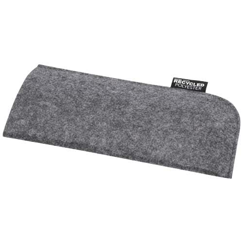 Pochette pour lunettes Felta recyclée GRS, coloris Gris moyen