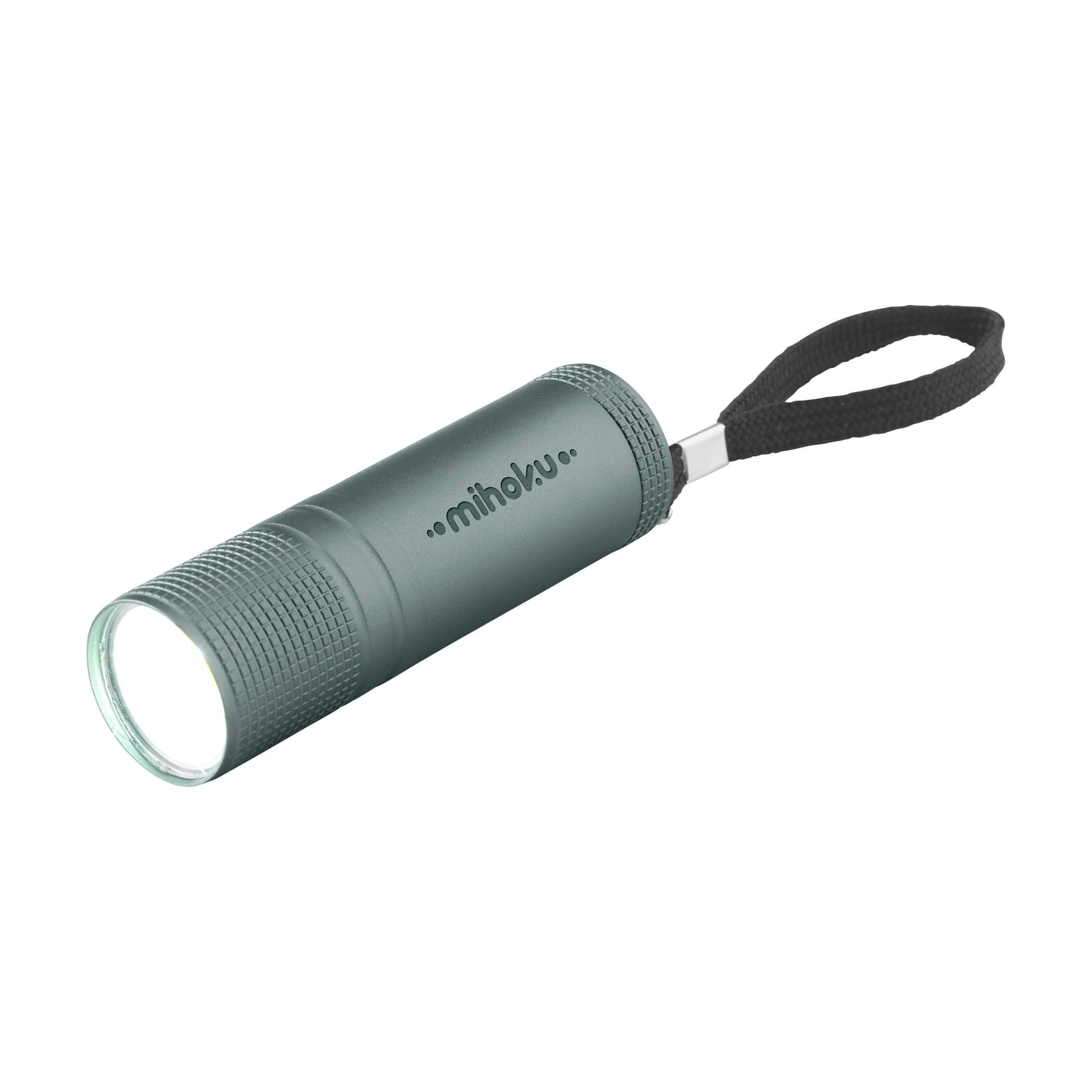 Lampe de poche COB aluminium personnalisée, coloris Bleu nordique