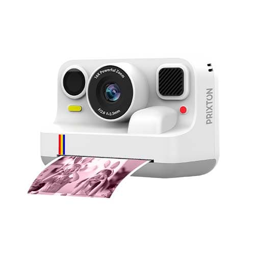 Appareil photo instantané enfant personnalisé, coloris Blanc