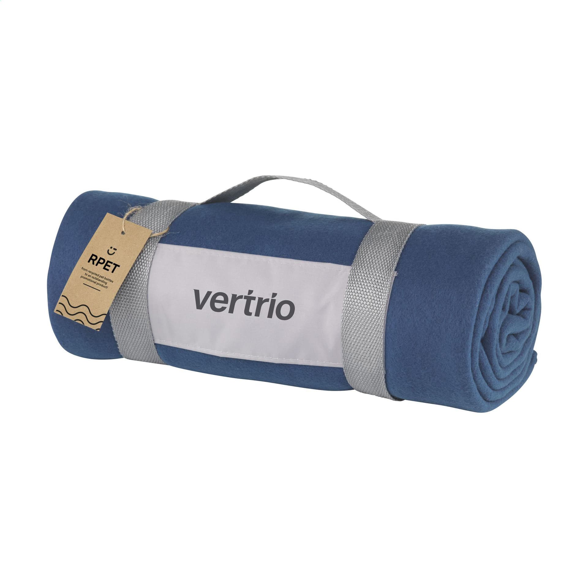 SuperSoft RPET (180 g/m²) plaid en fleece : Bleu