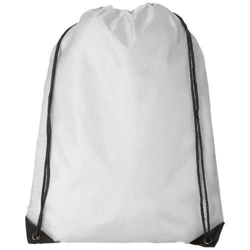 Sac à dos à cordon personnalisé 33 x 44 cm, avec un logo posé sur sa zone de marquage