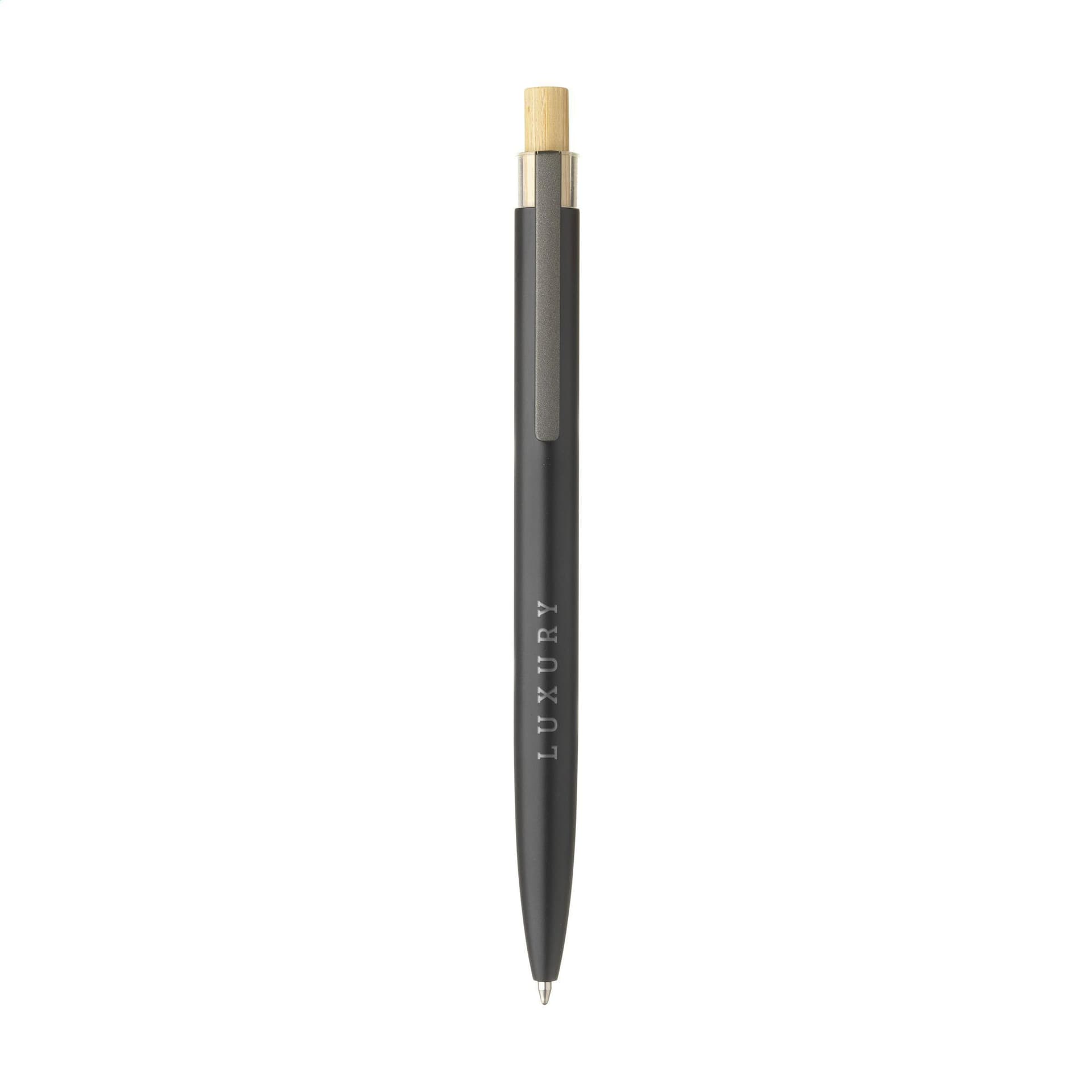 Alvar GRS Recycled Alu Pen stylo : Noir / Encre bleue