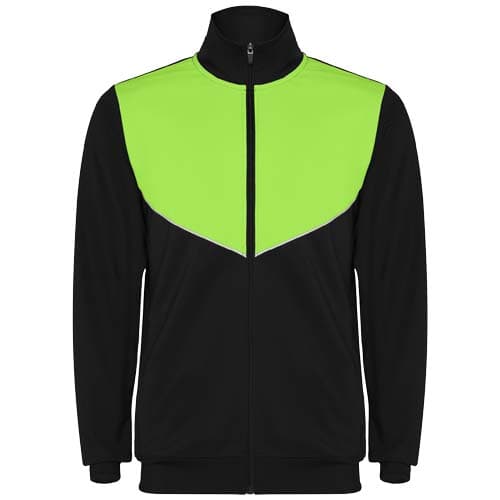 Survêtement de 225 g/m² Evans unisexe : Noir / Citron vert