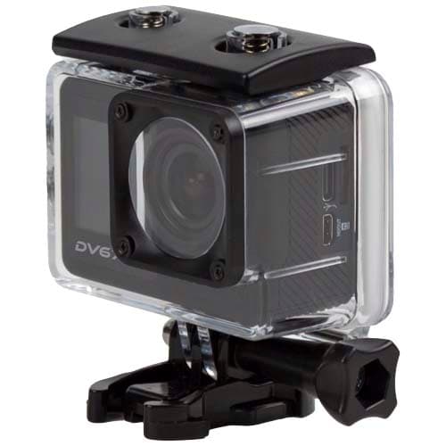 Caméra d’action Prixton DV670 à double écran 4K : Noir