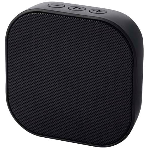 Haut-parleur Bluetooth® Stark 2.0 3W Mini RCS en plastique recyclé : Noir