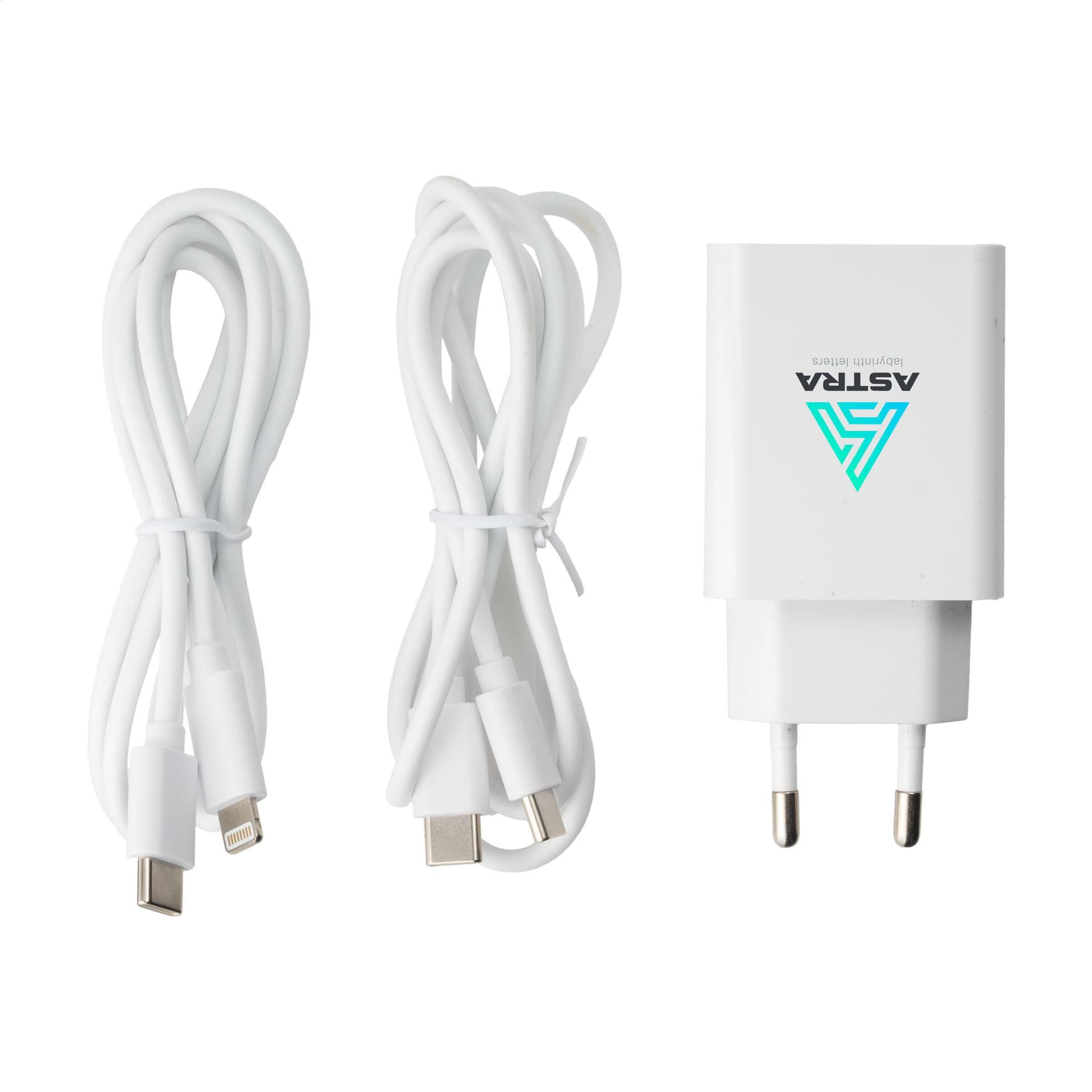 2-in-1 RCS Cable Charging Set Ens. de charge : Blanc