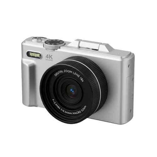 Appareil photo numérique 4K Prixton DV900 XPLORER, coloris Argent