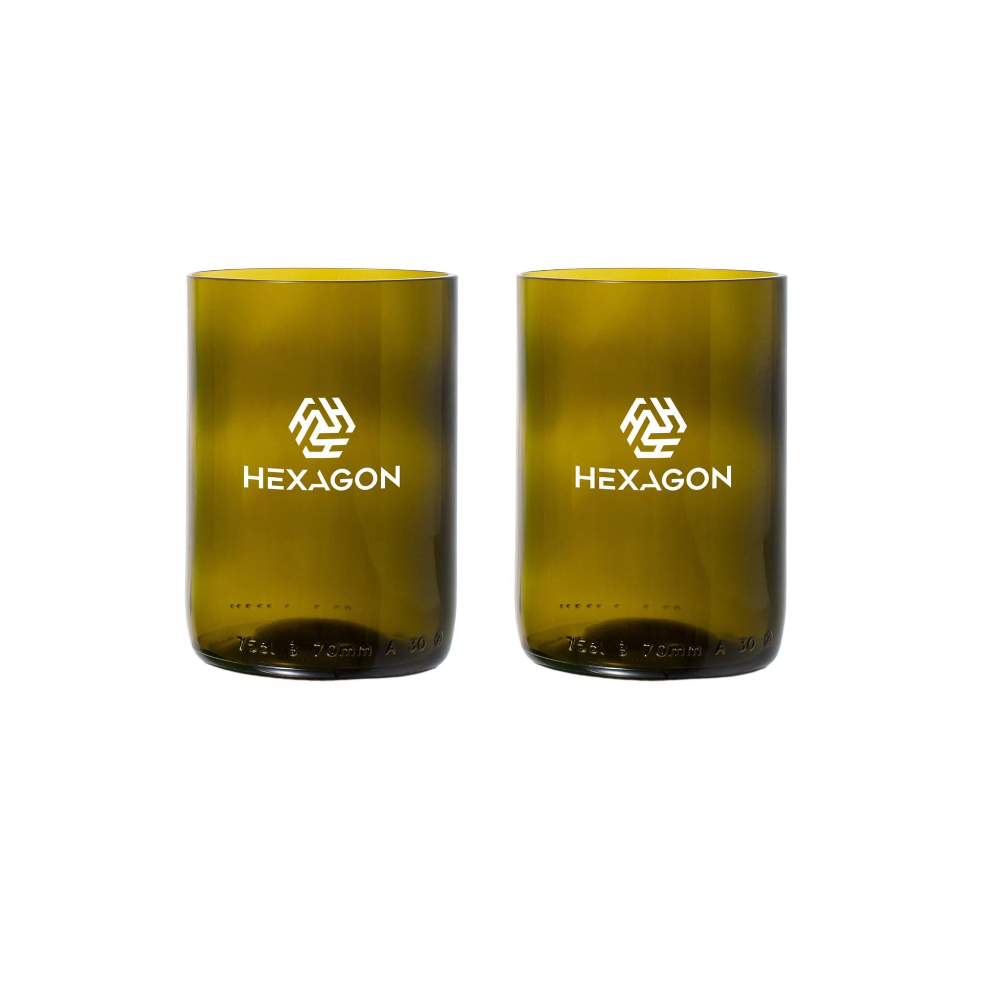 Rebottled® Tumbler 2-pack verres : Vert olive
