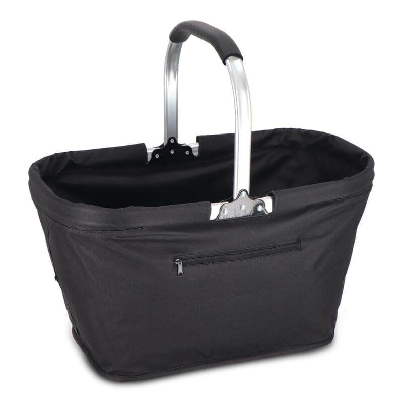 Sac pique-nique pliable personnalisé 39 x 24 x 27 cm : Noir