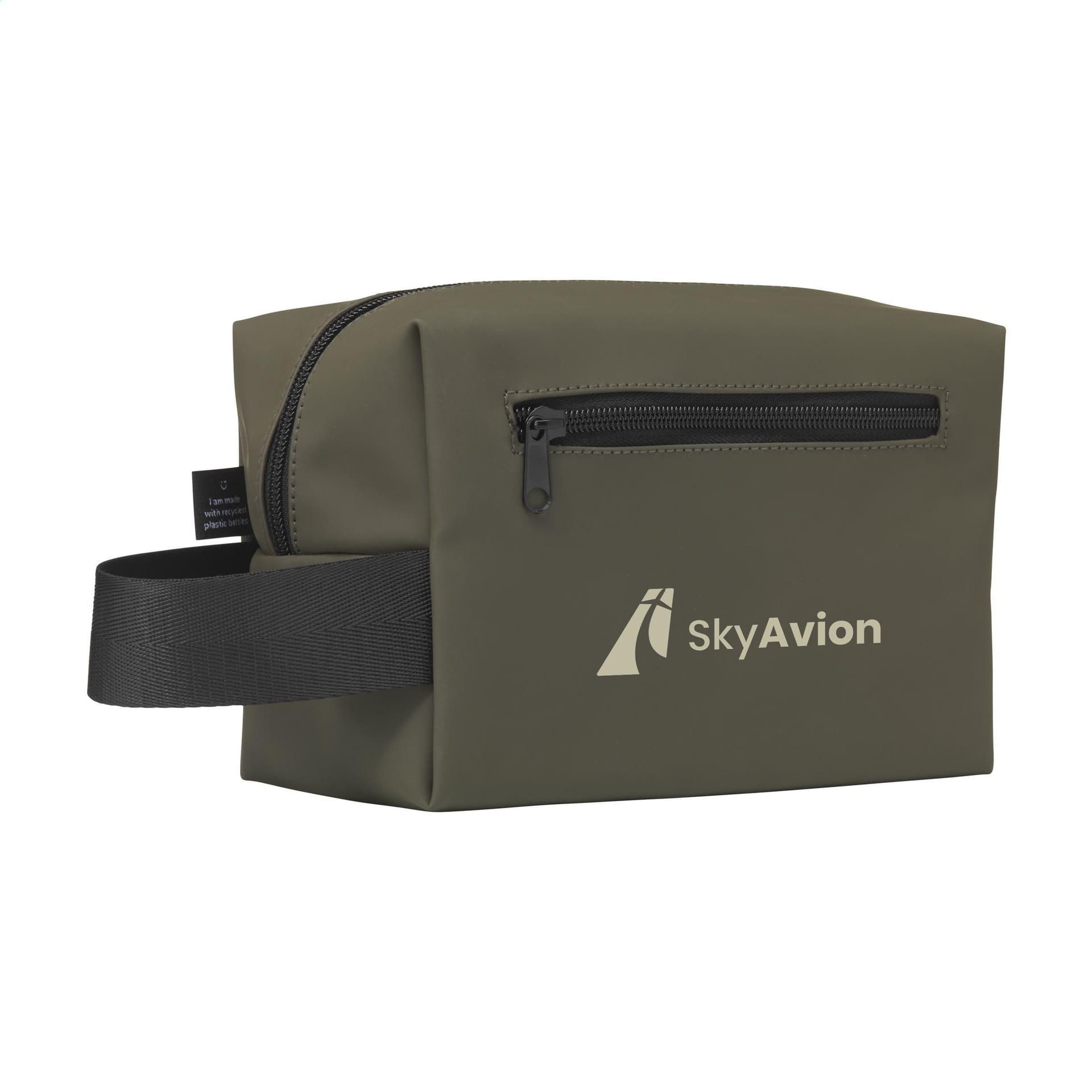 Lennon RCS Recycled Toiletry Bag : Vert foncé