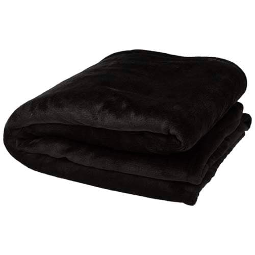 Couverture sherpa recyclée GRS Ashen, coloris Noir
