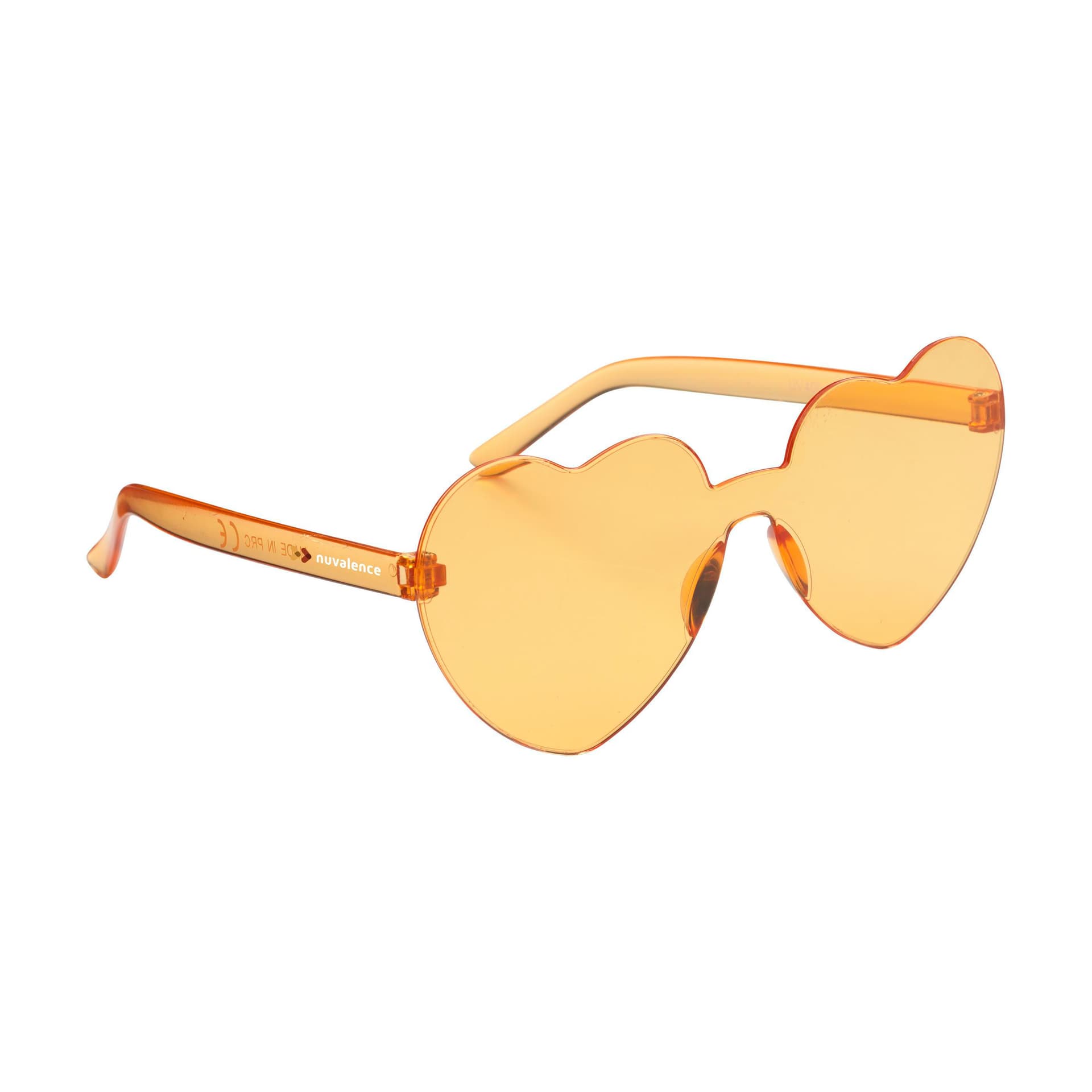 SunnyHeart Sunglasses lunettes de soleil : Orange translucide