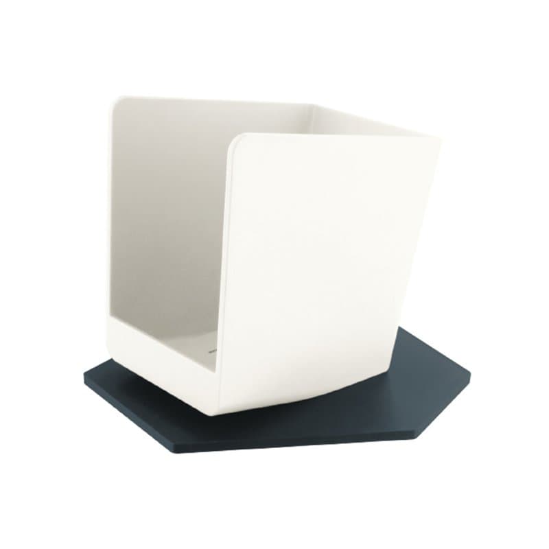 Porte papier pop chic : Blanc